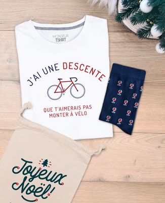 Coffret Descente à vélo + Chaussettes Verre de vin