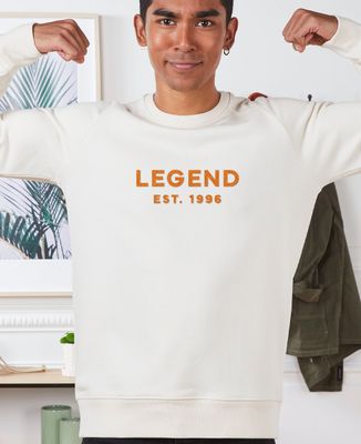Men's sweatshirt Customized text and date