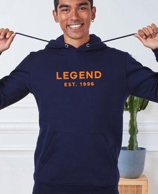 Men's hoodie Customized text and date