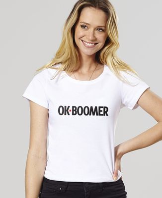 T-Shirt femme Ok boomer