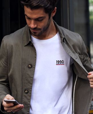 T-Shirt homme Année brodée personnalisé