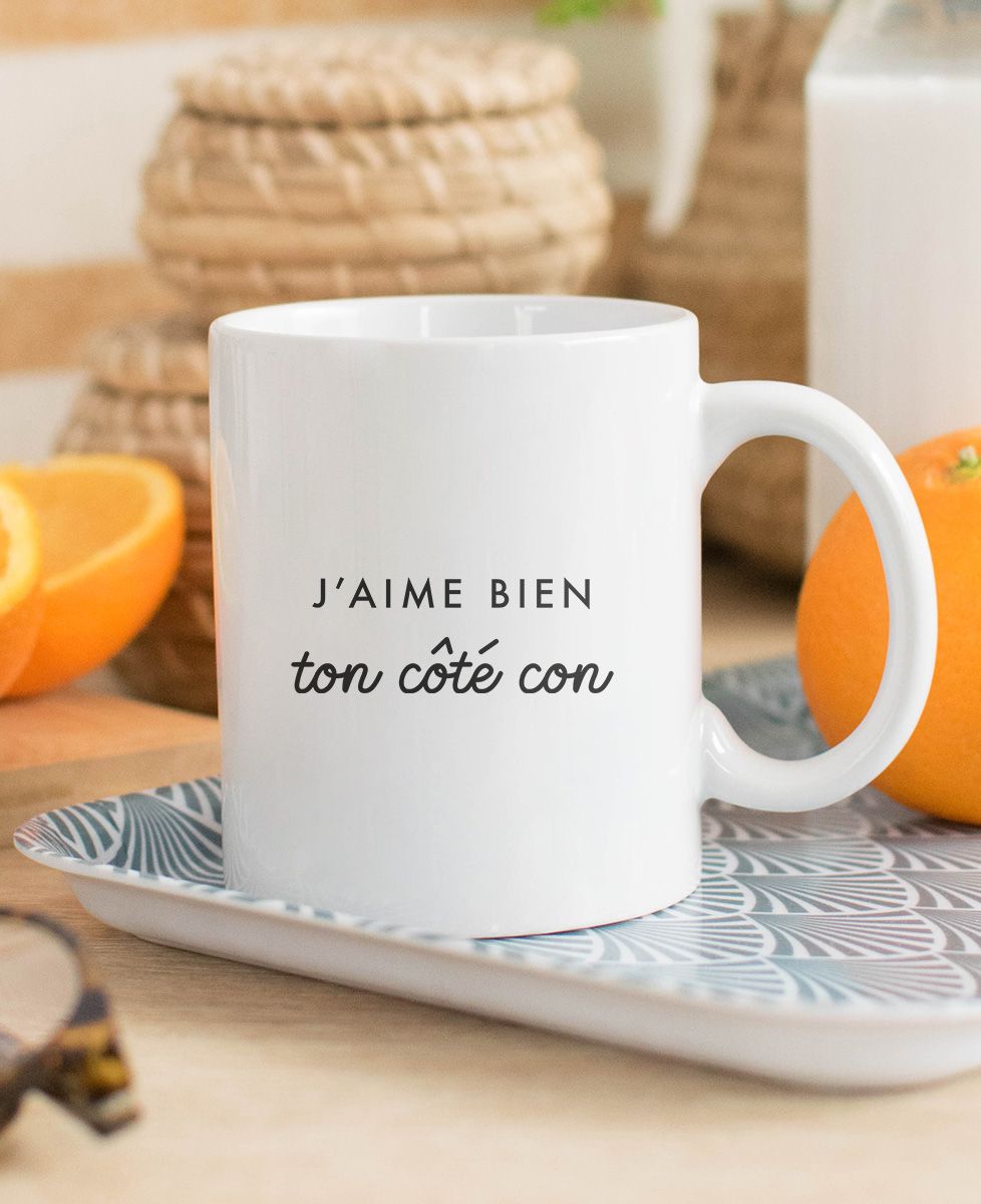 Mug J'aime bien ton côté con