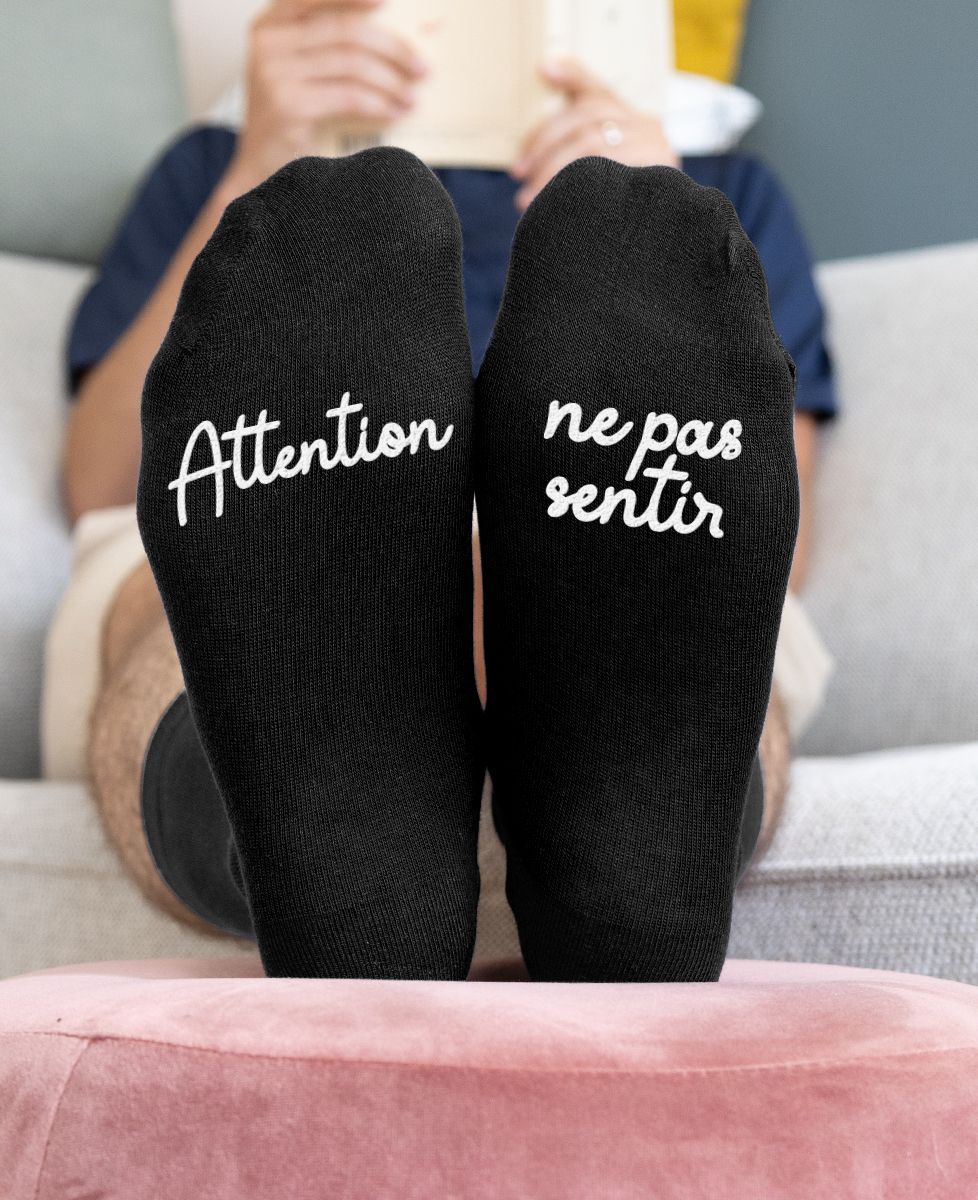 Chaussettes homme Attention ne pas sentir