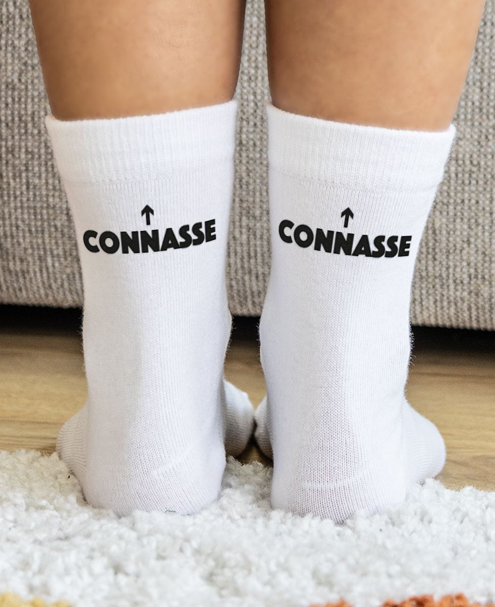 Chaussettes femme Connard/Connasse - Cadeaux Couple