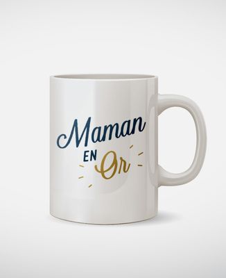 Mug Maman en Or