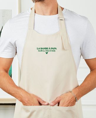 Tablier à poche La bande à Papa - Apéro, Cadeaux Papy