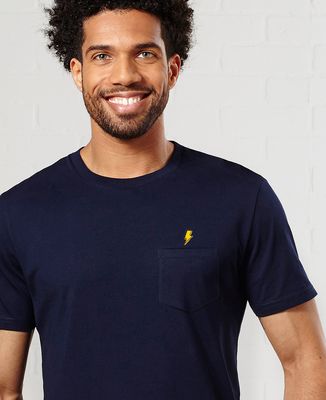 T-Shirt à Poche Eclair (Brodé)