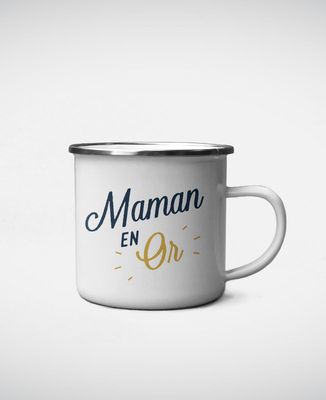 Mug Maman en Or