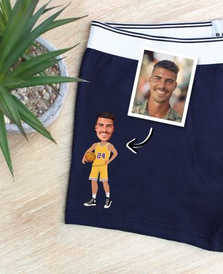Boxers Sportsman with a personalized face - Sport, Add my photos
