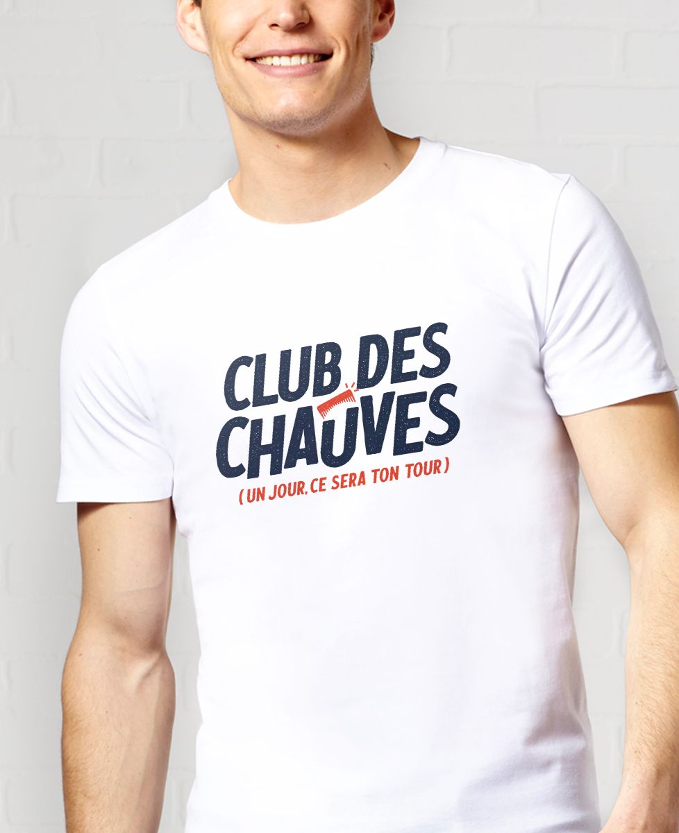 T-shirt homme Club des chauves
