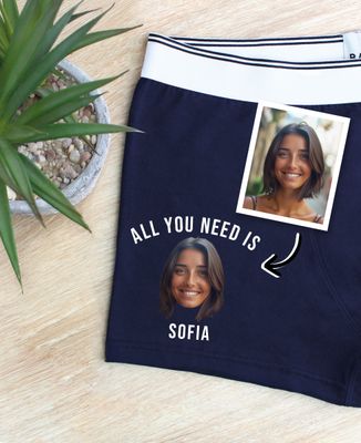 Boxers Customized "All you need is" - Couple gifts