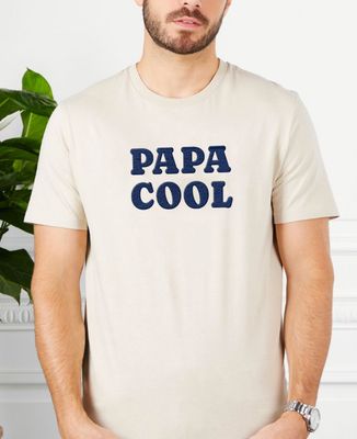 T-shirt homme Papa cool velours - Cadeaux Papa