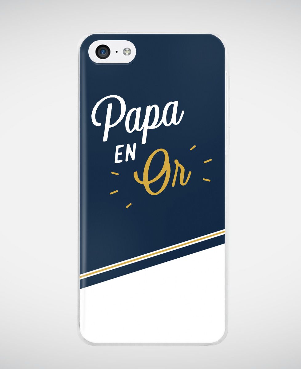 Coque smartphone Papa en Or