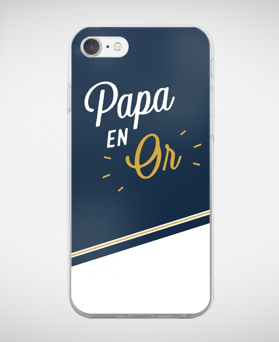 Coque smartphone Papa en Or