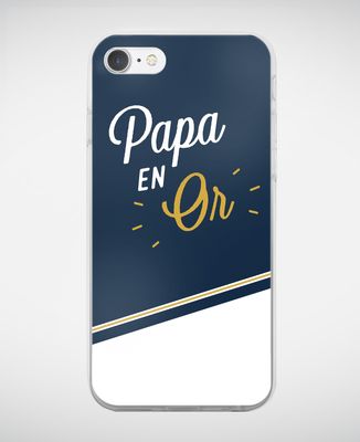 Coque smartphone Papa en Or