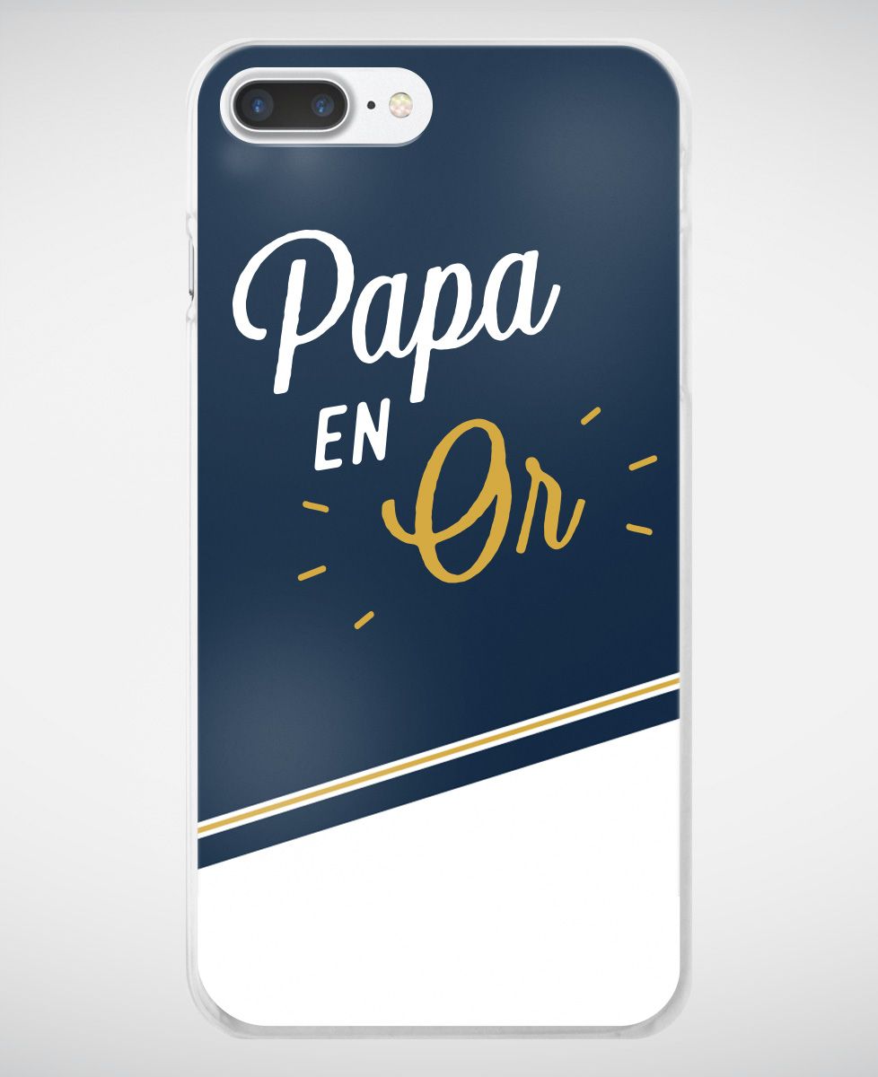 Coque smartphone Papa en Or