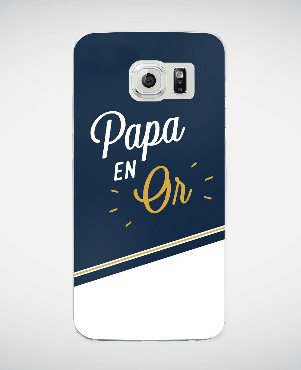 Coque smartphone Papa en Or