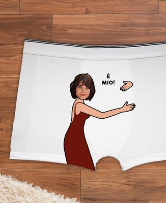 Boxer stampati È il mio con un volto personalizzato - Regali per coppie