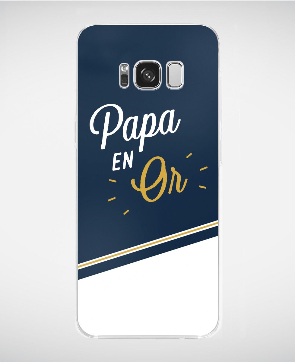 Coque smartphone Papa en Or