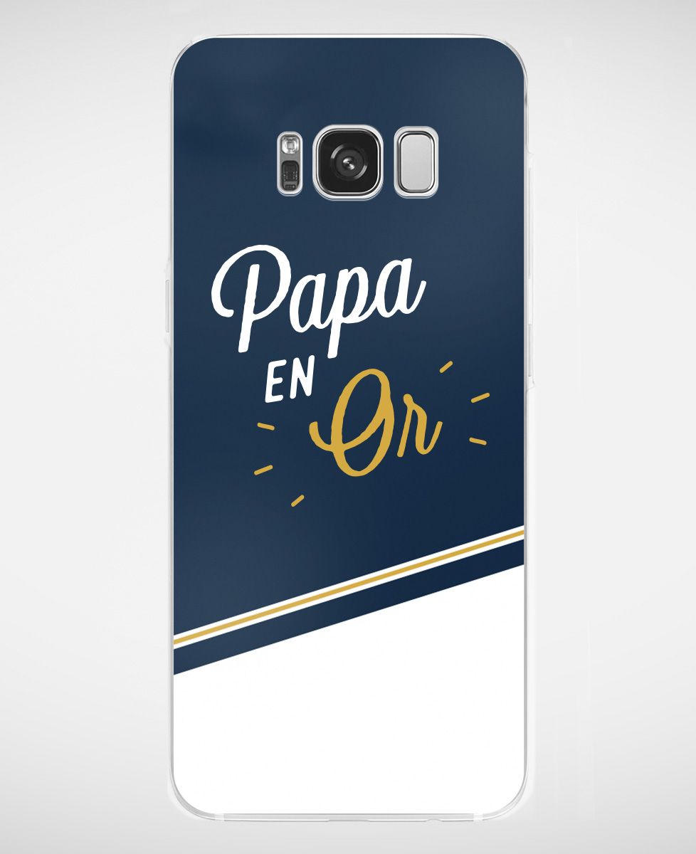 Coque smartphone Papa en Or