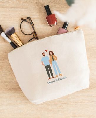 Pouches & makeup bags Our customized couple