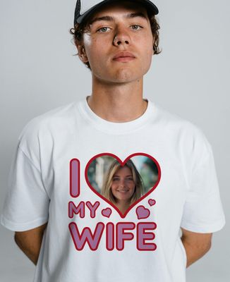 Men's T-Shirt I love my wife - Couple gifts