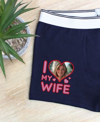 Boxers I love my wife - Couple gifts