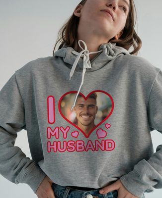 Women's Hoodie I love my husband - Couple gifts