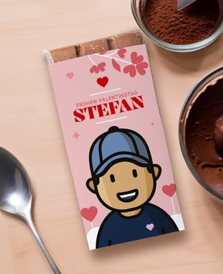 Schokoladentafel Erwachsene Valentinstagsfigur - Geschenke für Paare