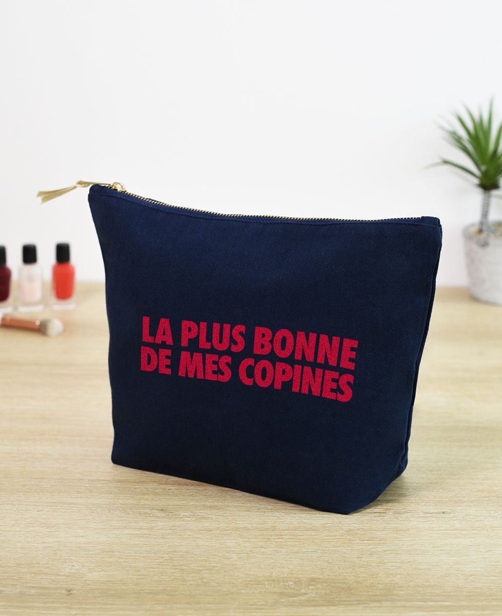 Trousse La plus bonne de mes copines (effet velours) - EVJF