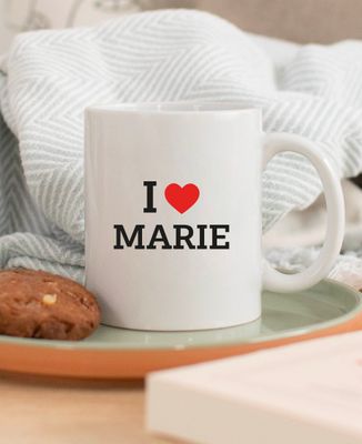 Mug I love customized name - Aperitif, Couple gifts