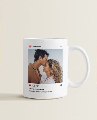 Mug Photo post insta customized - Couple gifts