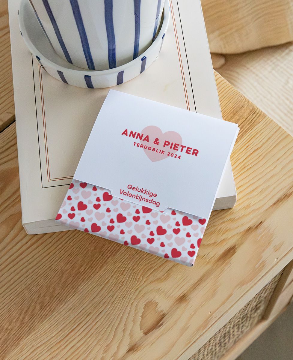 Fotobox 12 retro Valentijnsbedrukkingen - Geschenken voor koppels