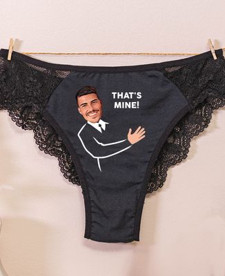 Tanga panties That's mine and customized face - Couple gifts