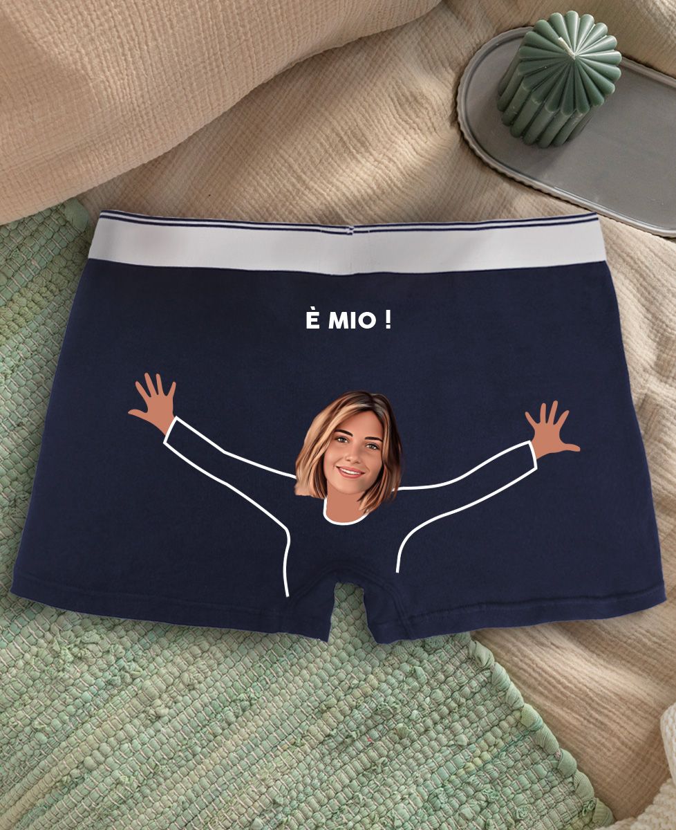 Boxer C'est à moi e faccia sui glutei Monsieur TSHIRT