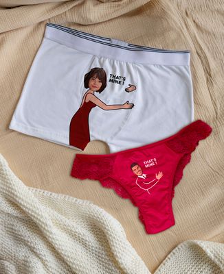 Box Duo Culotte Tanga and Boxer C'est à moi - Couple gifts