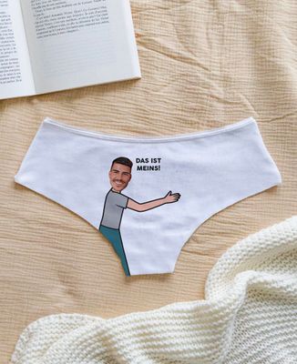 Bedrucktes Höschen Das ist meins und personalisiertes Gesicht - Geschenke für Paare