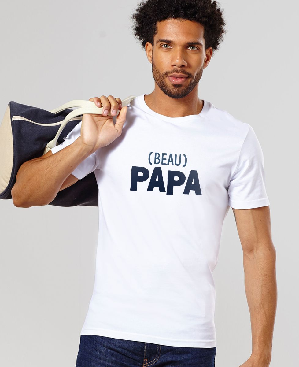 T-shirt homme (Beau) Papa - Cadeaux Papa, Cadeaux Maman