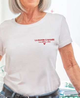 T-shirt femme La bande à Mamie - Cadeaux Mamie