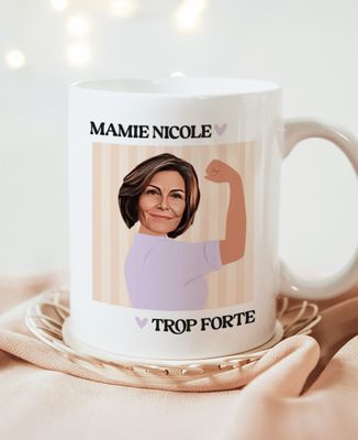 Mamie trop forte et visage personnalisé