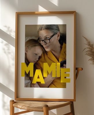 Mamie et photo personnalisée