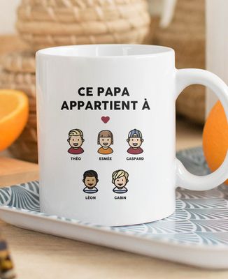 Ce papa appartient à figurines personnalisé