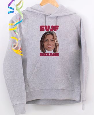 Hoodie femme EVJF visage et prénom - Apéro, EVJF