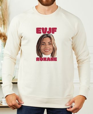 Sweatshirt homme EVJF visage et prénom - Apéro, EVJF