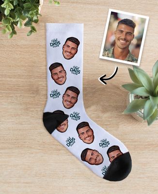 Unisex sokken Gepersonaliseerde papa en gezicht - Geschenken voor papa