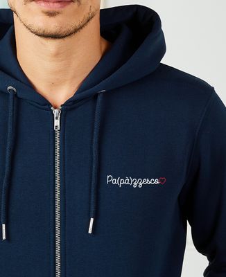 Felpa con cappuccio da uomo con zip Pa(pà)zzesco - Regali per papà