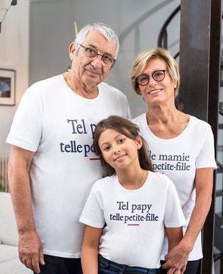 T-Shirt enfant Tel papy telle petite-fille