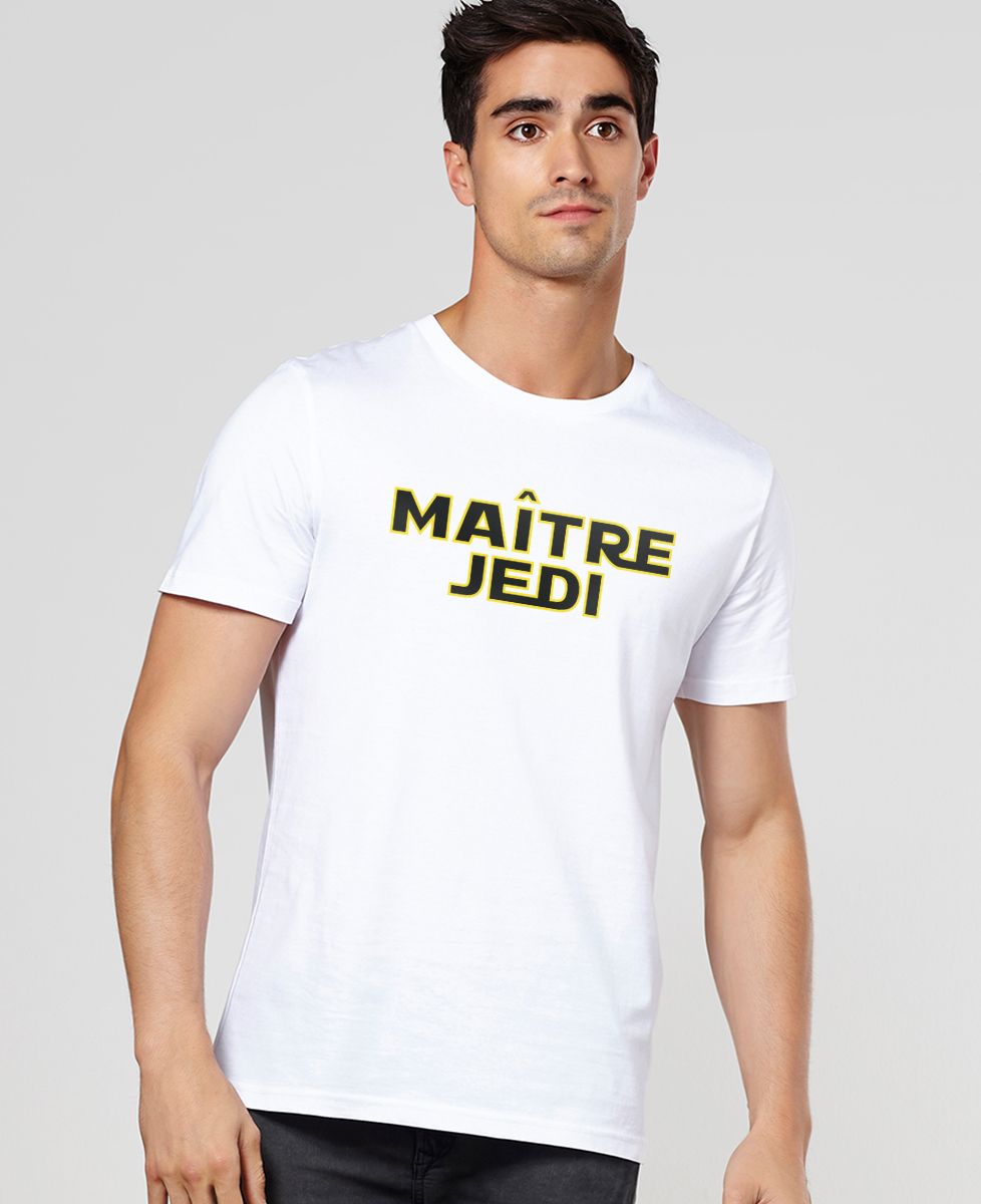 T-shirt homme Maître Jedi - Films & Séries, Geek & Jeux vidéo