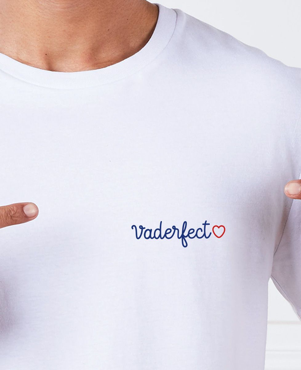 Heren-T-shirt Vaderfect - Geschenken voor papa
