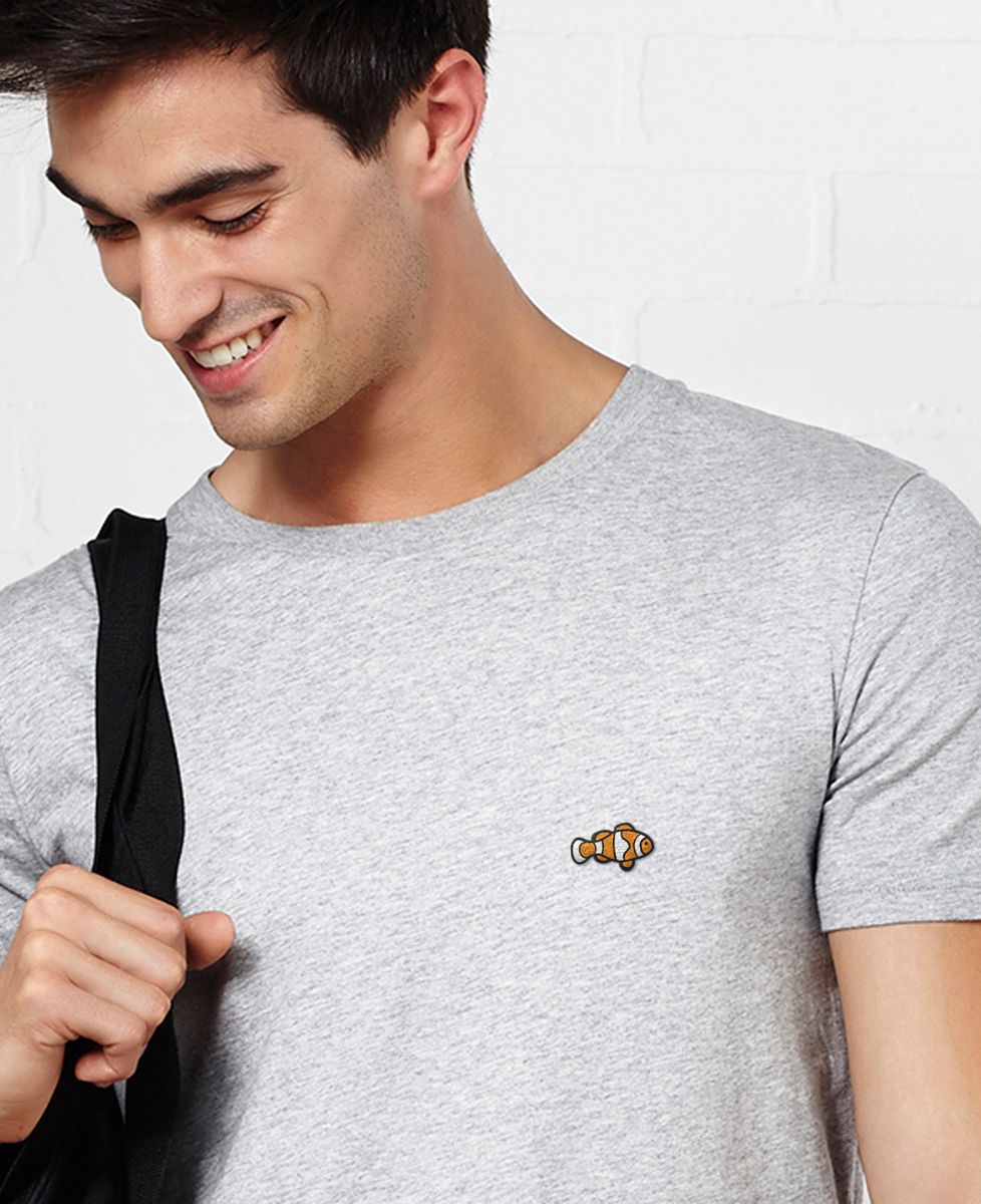 Camiseta para hombre Pez payaso (bordado) - Películas y series, Animales